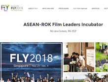 Tablet Screenshot of filmleadersincubator.asia